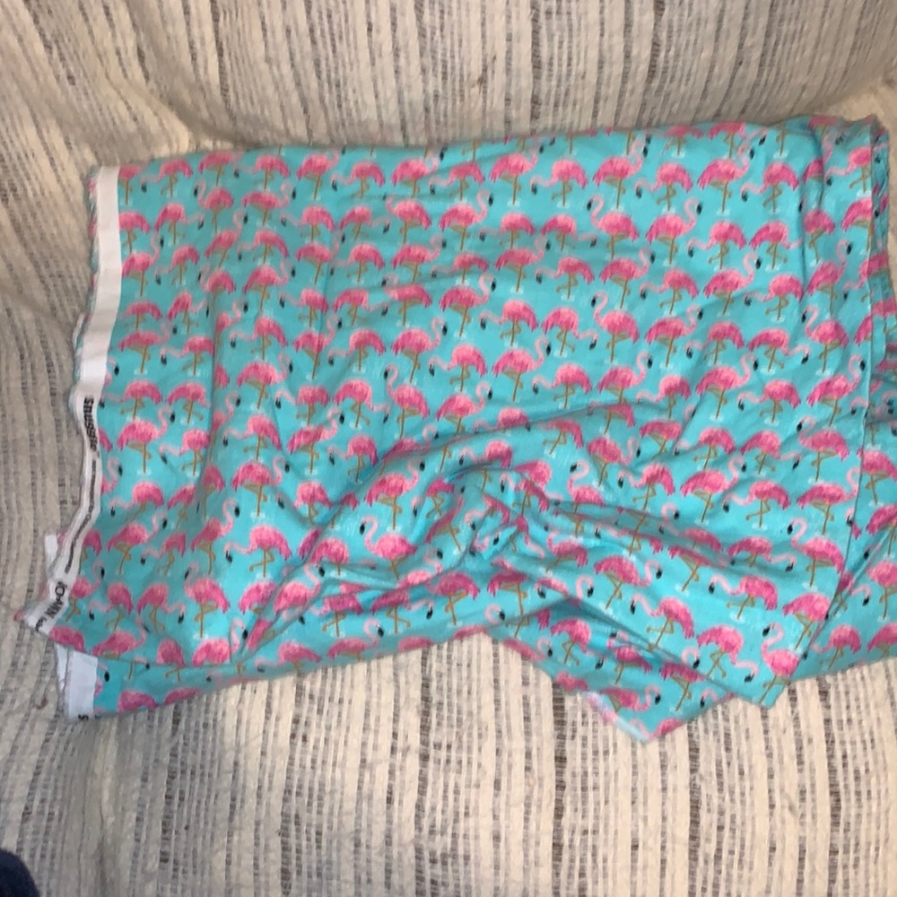 Adorable JOANN fabric large piece of flamingo material